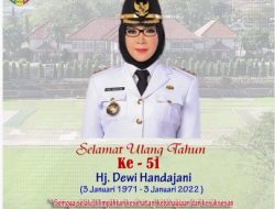 Ucapan Selamat Ulang Tahun Kepada Bupati Tanggamus Dewi Handajani