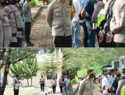 AKBP Sigit Harimbawan, SH., S.IK., MH. Pimpin Apel Persiapan Dan Pengecekan Personel PAM Pelantikan Kades