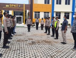 Giat Apel Serah Terima Tugas Penjagaan Rutin Personil Polres Pangkalpinang