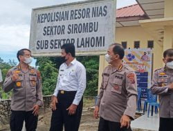 Peningkatan Status Menjadi Polsek, Tim dari Rorena Polda Sumut Tinjau Kelayakan Polsubsektor Lahomi Kab. Nias Barat