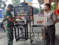 Patroli Prokes, Serma Yudhi Ajak Masyarakat Memakai Masker