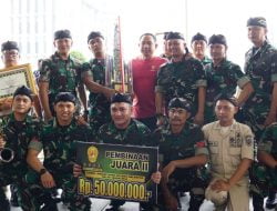 Alat Musik Angklung Lengkapi Band Kodam III/Slw Mendapatkan Juara 2