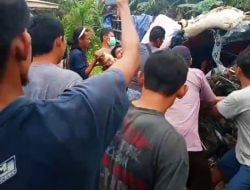 Adu Kambing L300 Vs Truk Canter Mengakibatkan Satu Orang Meninggal Dunia