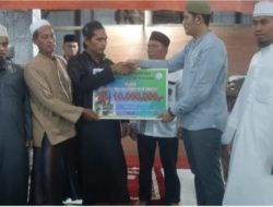 Camat Karang Baru Bersama Tim Safari Ramadhan Kabupaten Hadir Masjid Al-Ikhlas Karang Baru