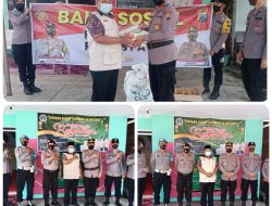 Kegiatan Bakti Sosial Polsek Pati Bersama Polres Pati Sambangi Yayasan Subur Makmur Sejahtera dan Bagikan Paket Sembako