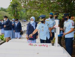 Danlanud Sam Ratulangi Pimpin Ziarah Ke TMP Kairagi Sulut