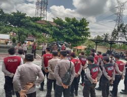 Polres Simalungun Amankan Aksi Damai Didepan Kantor Pengadilan Simalungun