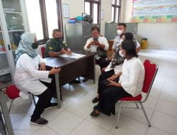 Mengurangi Penularan Covid-19 di Kel. Bencah Lesung Babinsa Bersama 3 Pilar Berkoordinasi Membahas PPKM Mikro