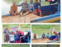 Transportasi Sungai !!!, Pelabuhan Perahu Tangkit Serdang Menuju Way Kunir Pagelaran Utara Pringsewu