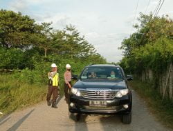 Di PT. PLN UPP JBB1 Lontar Extension, Personel Ditpamobvit Polda Banten Lakukan Pengamanan