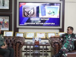 Pangdam XII/Tpr Terima Kunjungan Silaturahmi Waaslat Kasad Bidang Renlat