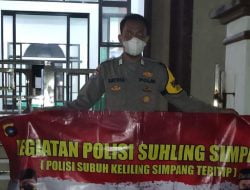 Sat Binmas Polres Bangka Barat Rutin Patroli Subuh Keliling