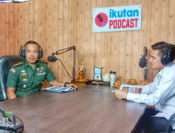 Sosialisasikan Komcad, Dandim Way Kanan Ikut PODCAST