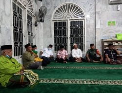 Pelda Sunari Koramil 04/Lph Menghadiri Acara Safari Ramadhan di Mesjid Jami’atun Najah