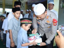 Peringati Nuzurul Qur’an, Polres Aceh Timur Santuni Puluhan Anak Yatim