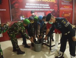 TNI – Koramil Limapuluh dan Kodim 0301/Pbr Laksanakan Bakti Pemasyarakatan Dampingi Karutan Pekanbaru