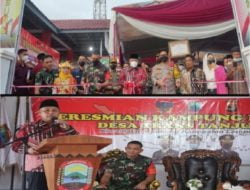 Bupati Lamsel Bersama Komandan Kodim 0421/LS Letkol Inf. Fajar, Kapolres AKBP Edwin Resmikan Kampung Pancasila