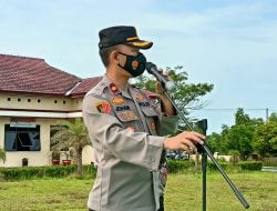 Pimpin Apel Terakhir, Wakapolres Bangka Barat Berpamitan