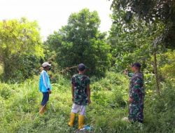 Babinsa Terus Laksanakan Patroli Terpadu dan Sosialisasi Pencegahan Karhutla