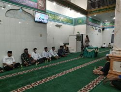 Babinsa Padang Terubuk Bersama Lurah Safari Ramadhan Yang Dihadiri Oleh Camat Senapelan