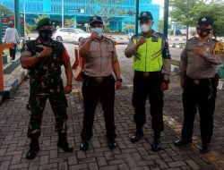 Babinsa Bersama Bhabinkamtibmas Komsos Dengan Security Kantor Induk PT. PLN Persero P3B Sumatera