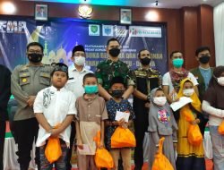 Kodim 0601/Pandeglang Gelar Bhakti Sosial Berikan Santunan Untuk Anak Yatim Piatu dan Dhuafa