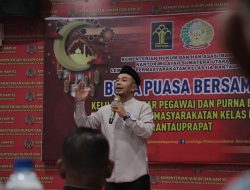 HUT Ke-58 Kemasyarakatan Lapas Kelas II Rantauprapat Gelar Buka Puasa Bersama