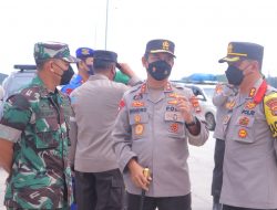 Dandim Kodim 0421/LS Dampingi Kunker Menko PMK-RI bersama Rombongan di Pelabuhan Bakauheni