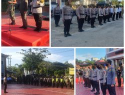 Menyambut Hari Raya Idul Fitri 1443 H, Polres Paser Gelar Apel Kesiapan Pengamanan Malam Takbiran