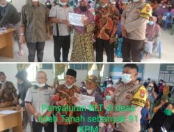 Pemdes Lidah Tanah Kecamatan Perbaungan Salurkan Bantuan BLT-DD Tahap Pertama