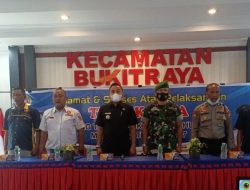 Serda Nursyirwan Mendampingi Danramil 05/Sail Menghadiri Acara Temu Karya Karang Taruna Kecamatan Bukit Raya