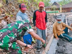 Laksanakan Delapan Wajib Tni, Ini Yang Dilakukan Prajurit Koramil Wuryantoro