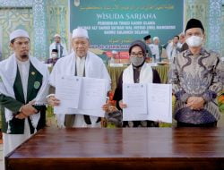 Suardi Saleh Hadiri Wisuda Mahasantri Ma’had Aly DDI Mangkoso