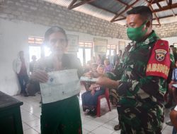 Giat Babinsa Serda Edy Wahyudi Laksanakan Pendampingan Pembagian BLT