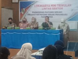 Danramil 03/Senapelan Hadiri Loka Karya Mini Lintas Sektoral di Puskesmas Payung Sekaki