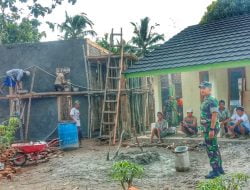 Dandim Way Kanan Tinjau Pembangunan Masjid