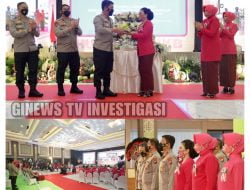 Kapolda Jatim Mengikuti Upacara Virtual HUT Ke-42 Yayasan Kemala Bhayangkari Tahun 2022 di Mapolda Jatim