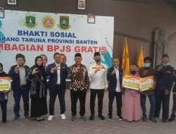 Karang Taruna Banten Gelar Baksos, Andika Hazrumy Bagikan BPJS Gratis Seumur Hidup