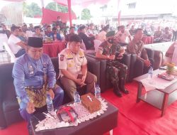 Danramil 05/Sail Hadiri Peletakan Batu Pertama Pembangunan Mapolsek Marpoyan Damai