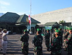 Danramil 03/Ngadirojo Jabat Irup Dalam Upacara Bendera Hari Senin