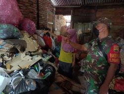 Peltu Suhermanto Komsos Dengan Pengepul Barang Bekas, Himbau Jaga Kebersihan Dan Waspada Kebakaran