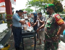 Serda Karjo Babinsa Kel. Sialang Sakti Melaksanakan Penegakan PPKM di Rutan Kls. 1A Pekanbaru