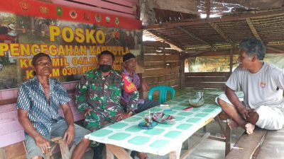 Agar Lebih Dekat dengan Warga, Serda Karjo Komsos di Wilayah Binaan