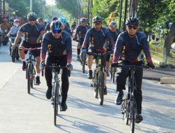 Tingkatkan Ketahanan Fisik, Dandim 0735/Surakarta Gowes Bersama Anggota