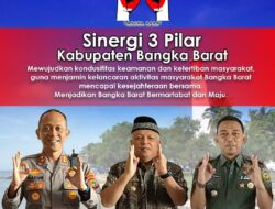 Kreatif, Kapolres Bangka Barat Ini Sosialisasi Icon Tanda Logo Kabupaten Bangka Barat Bermartabat dan Maju