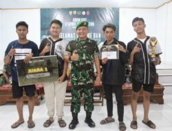 Dandim 1607/Sumbawa, Pimpin Acara Penutupan Kegiatan Kodim 1607 E-Sport Competition Pra Piala Kasad