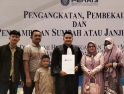 M. Alfin Paralegal LBH Pilar Advokasi Rakyat Sumut Resmi Diangkat Menjadi Advokat