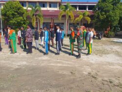 Sertu Dedi Supriyadi Tanamkan Disiplin Dan Latikan PBB Serta Wabang Kepada Pelajar SMK Di Wilayah Binaan