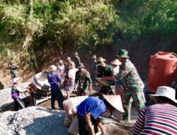 Telan Dana Rp. 700 Juta Lebih, TMMD Desa Sendangmulyo Hubungkan Jalan Dua Dusun