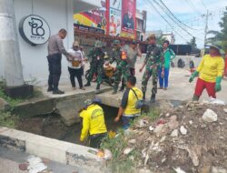 Kompak Babinsa Bersama 3 Pilar Sidomulyo Timur GORO Bersama Pasukan Kuning Dan Satgas TMMD Ke 114 Kodim 0301/PBR